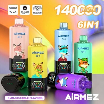 Airmez FOX 140K 6 w 1 - sześć profili smakowych