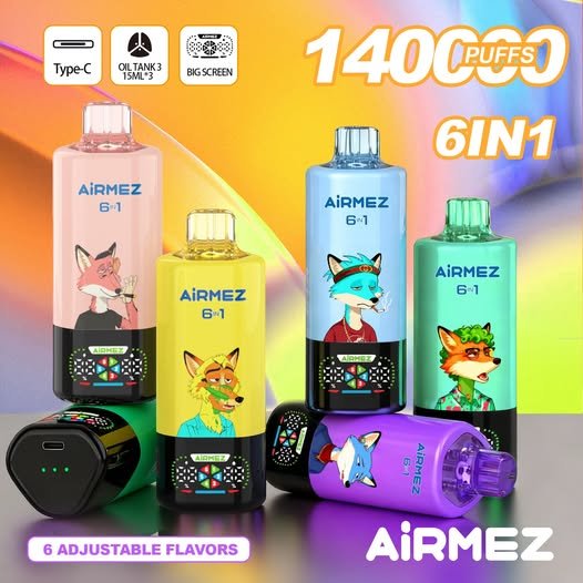 Airmez FOX 140K 6 w 1 - sześć profili smakowych