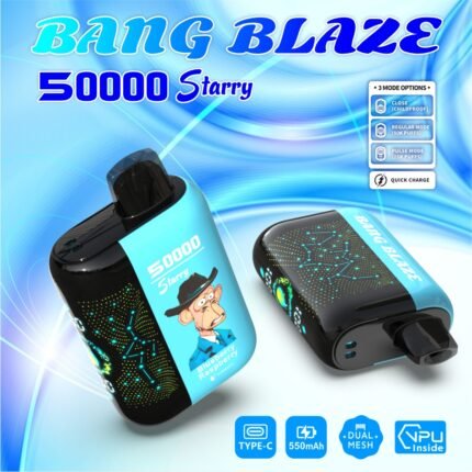 BANG BLAZE 50000 Puffs Starry – Wydajny Jednorazowy Vape Z Niską Nikotyną | VapoMistrz