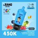 Bang Leader 450K zaciągnięć – 15 w 1 ładowalny jednorazowy vape z regulowanym chłodzeniem i inteligentnym wyświetlaczem – Hurt - obrazek 5