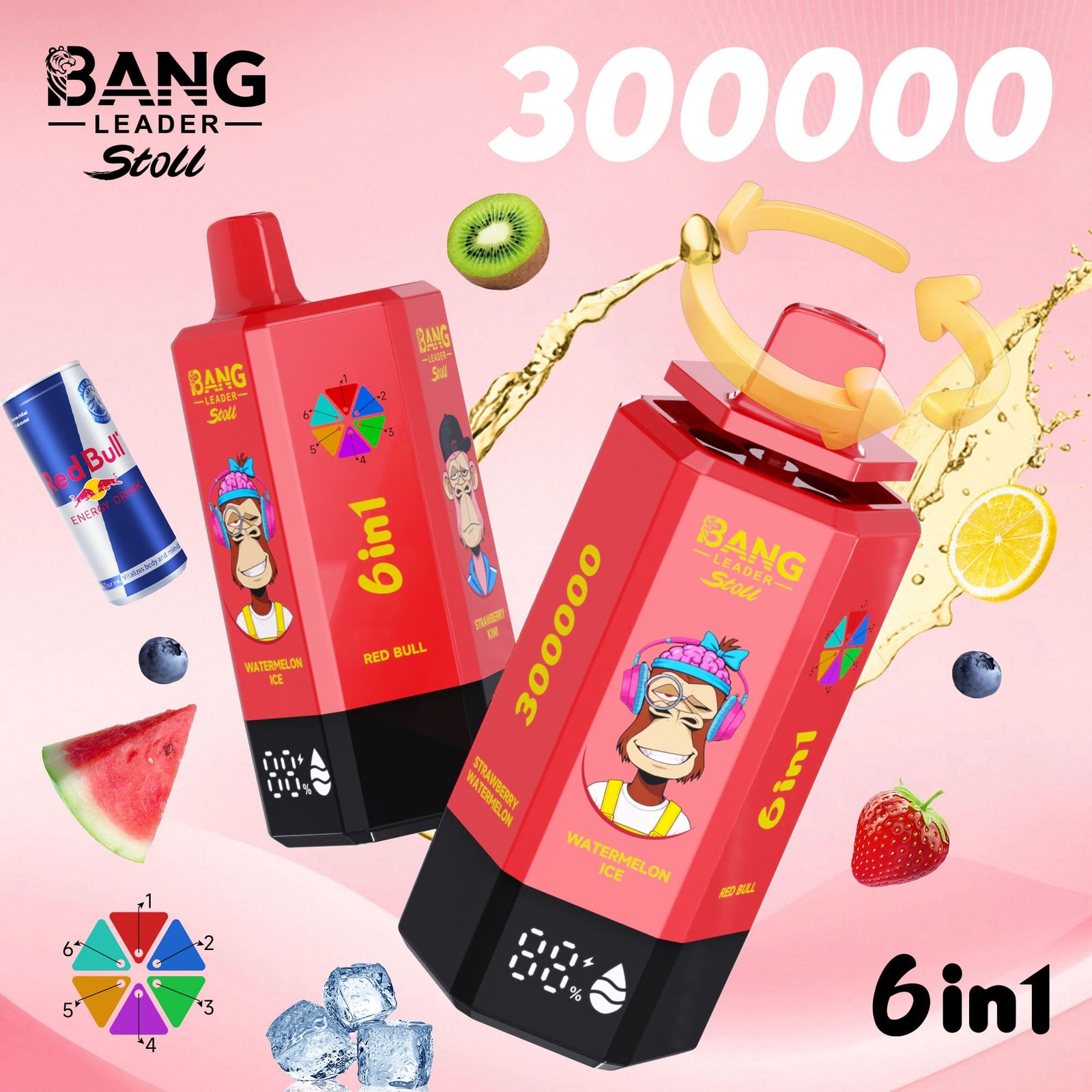 Bang Leader 300K Puffs Disposable Vape 6 in 1 - obrazek 13