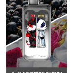 Merry Mi Panda Twins 40000 Puffs – podwójny smak w jednym urządzeniu - smak A Blackberry Cherry B Dragon Fruit Ice