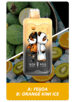 Merry Mi Panda Twins 40000 Puffs – podwójny smak w jednym urządzeniu - smak A–Feijoa–B Orange Kiwi Ice