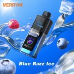 Merry Mi Mecha Pro 35000 Puffs – jednorazowy e-papieros ze Smart Display - smak Blue Razz Ice