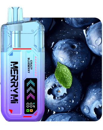 Merry Mi Mecha X 36000 Puffs – jednorazowy vape 36K z Turbo Mode - smak Crazy Blueberry