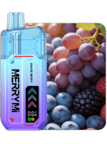 Merry Mi Mecha X 36000 Puffs – jednorazowy vape 36K z Turbo Mode - smak GRAPE BERRY