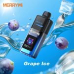 Merry Mi Mecha Pro 35000 Puffs – jednorazowy e-papieros ze Smart Display - smak Grape Ice