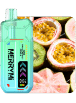 Merry Mi Mecha X 36000 Puffs – jednorazowy vape 36K z Turbo Mode - smak Kiwi Passionfruit Guava