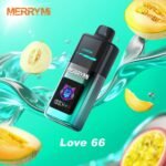 Merry Mi Mecha Pro 35000 Puffs – jednorazowy e-papieros ze Smart Display - smak Love 66