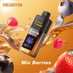 Merry Mi Mecha Pro 35000 Puffs – jednorazowy e-papieros ze Smart Display - smak Mix Berries