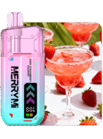 Merry Mi Mecha X 36000 Puffs – jednorazowy vape 36K z Turbo Mode - smak Sour Strawberry Daiquiri