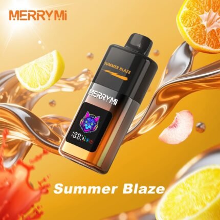 Merry Mi Mecha Pro 35000 Puffs – jednorazowy e-papieros ze Smart Display - smak Summer Blaze