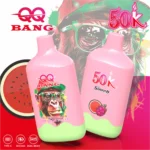 QQ Bang 50000 Puffs - jednorazowy e-papieros Dual Mesh z USB-C - wariant QQ BANG 50000 Puffs Watermelon Dragon Fruit