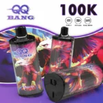 QQ Bang 100K Puffs - jednorazowy vape Dual Mesh rechargeable - wariant QQ Bang 100K Vape Grape Ice