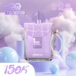 QQ Bang 150K Puffs - Dual Mesh USB-C rechargeable disposable vape - wariant QQ Bang 150k Puff Grape Ice
