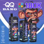 QQ Bang 180K Puffs - jednorazowy vape 4 w 1 z LCD Display - wariant VapePurchase qq bang 180000 180k puffs banana ice watermelon bubblegum blueberry grape aloe mango melon