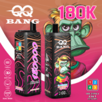 QQ Bang 180K Puffs - jednorazowy vape 4 w 1 z LCD Display - wariant VapePurchase qq bang 180000 180k puffs cappuccino pineapple ice blueberry cranberry cherry watermelon dragon fruit